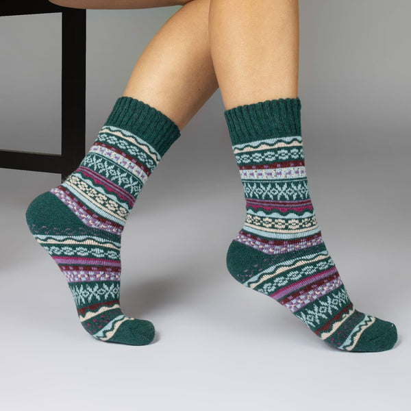 Wollsocken Andenstyle