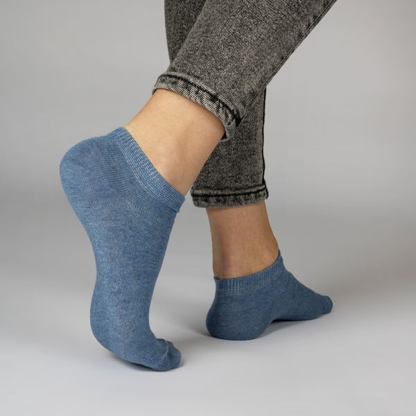 10 Paar Sneaker Socken aus Baumwolle ohne drückende Naht Herren & Damen –  Sockenkauf24