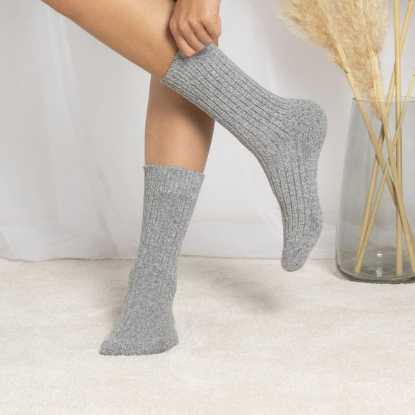 Norweger Socken mit Wolle