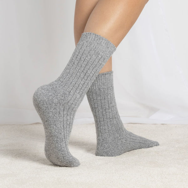 Norweger Socken mit Wolle