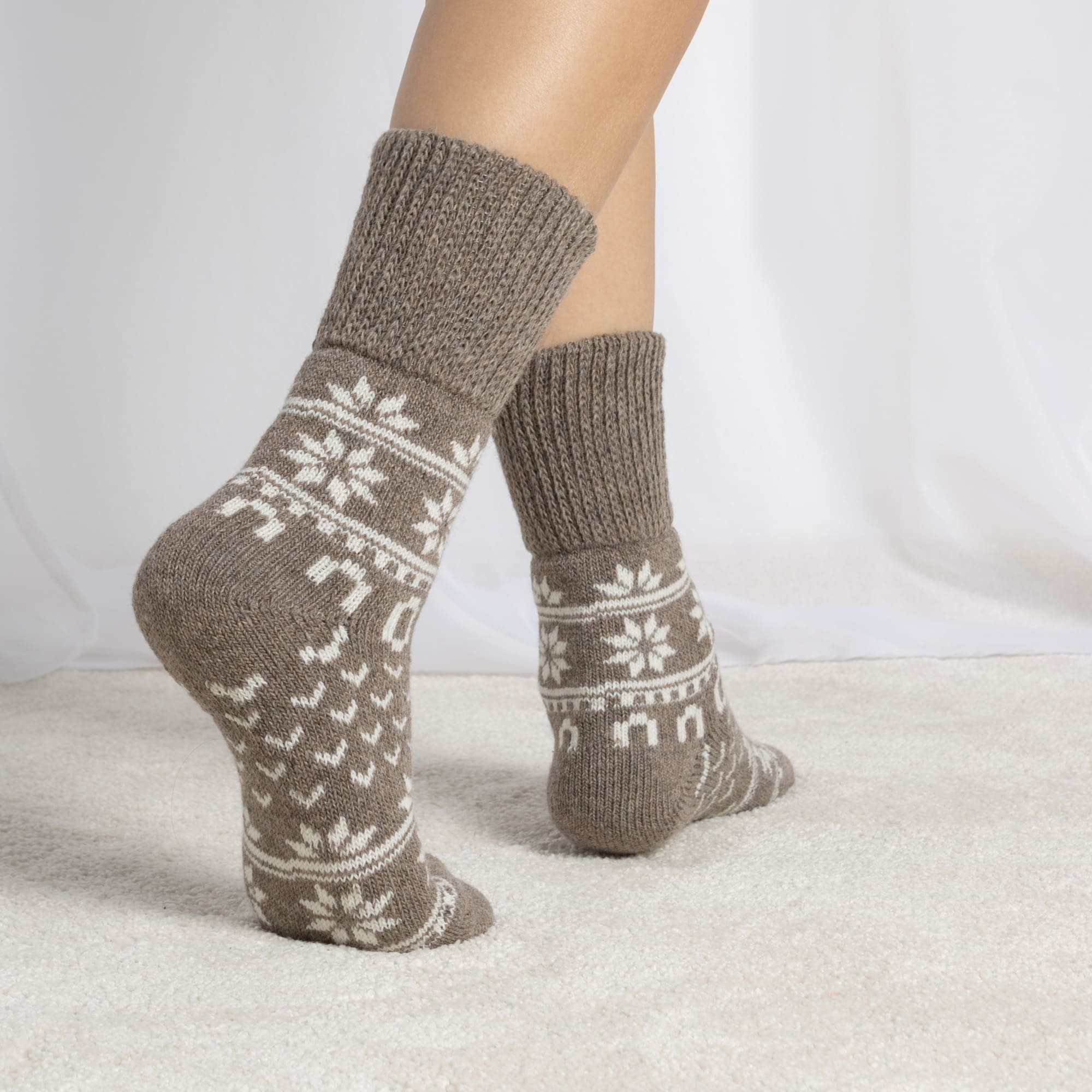 Wintersocken aus Wolle