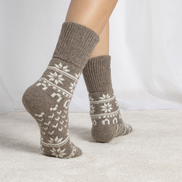 Wintersocken aus Wolle