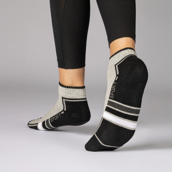 Quarter Sportsocken mit Frotteesohle