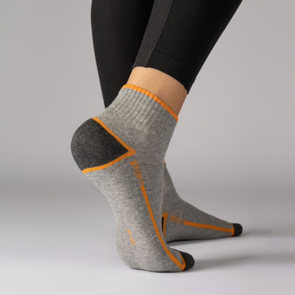 Quarter Sportsocken mit Frotteesohle