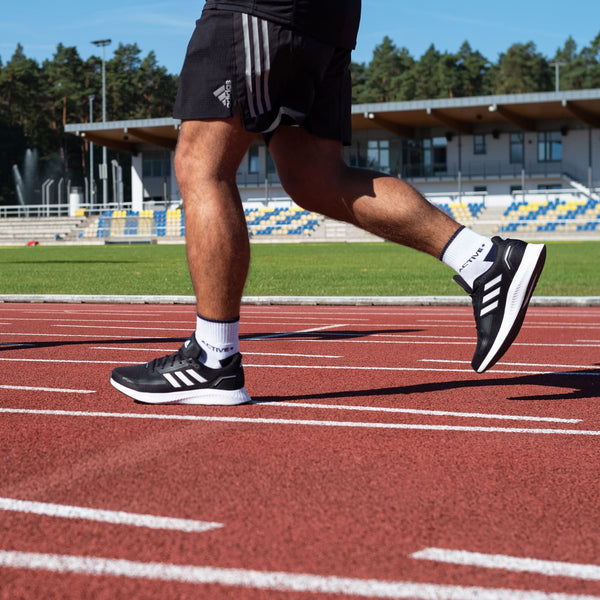 Quarter Sportsocken mit Frotteesohle