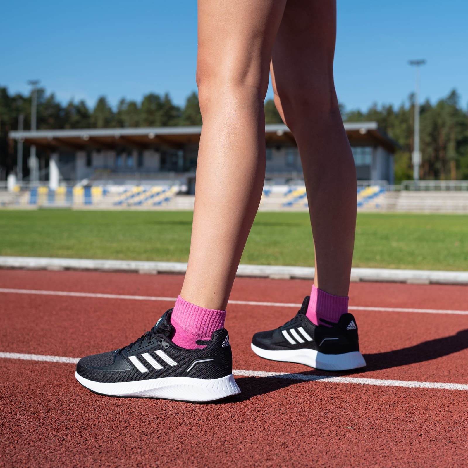Quarter Sportsocken mit Frotteesohle