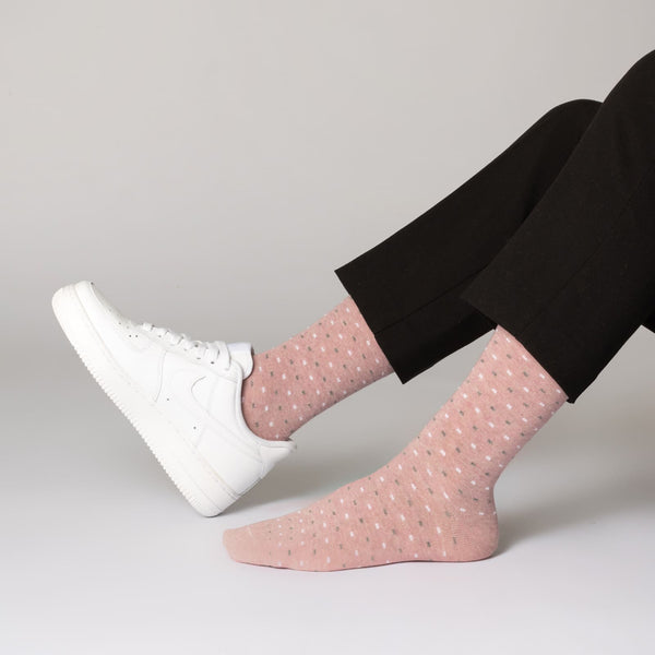 10 Paar Damen Socken Mehrfarbig Streifen Punkte Herzen Baumwolle (34974/2)
