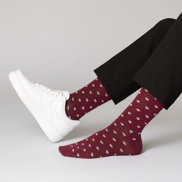 10 Paar Damen Socken Mehrfarbig Streifen Punkte Herzen Baumwolle (34974/1)